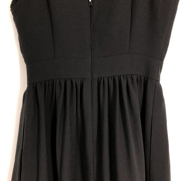 kate spade Black Sleeveless Ruffle Fit-&-Flare Mini Dress size 00 - Picture 14 of 16
